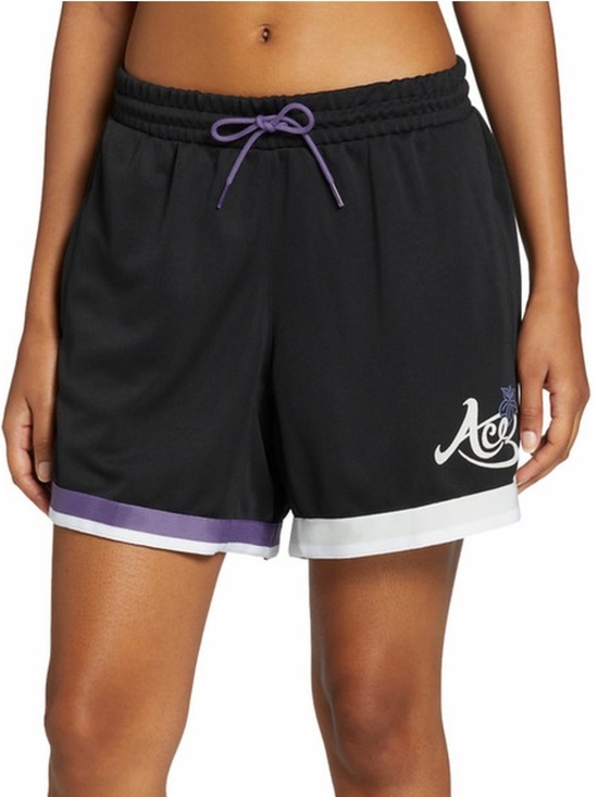 adidas Pants - adidas short women size s black  Athletic Shorts with Purple and White Trim